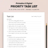 Priority Task List