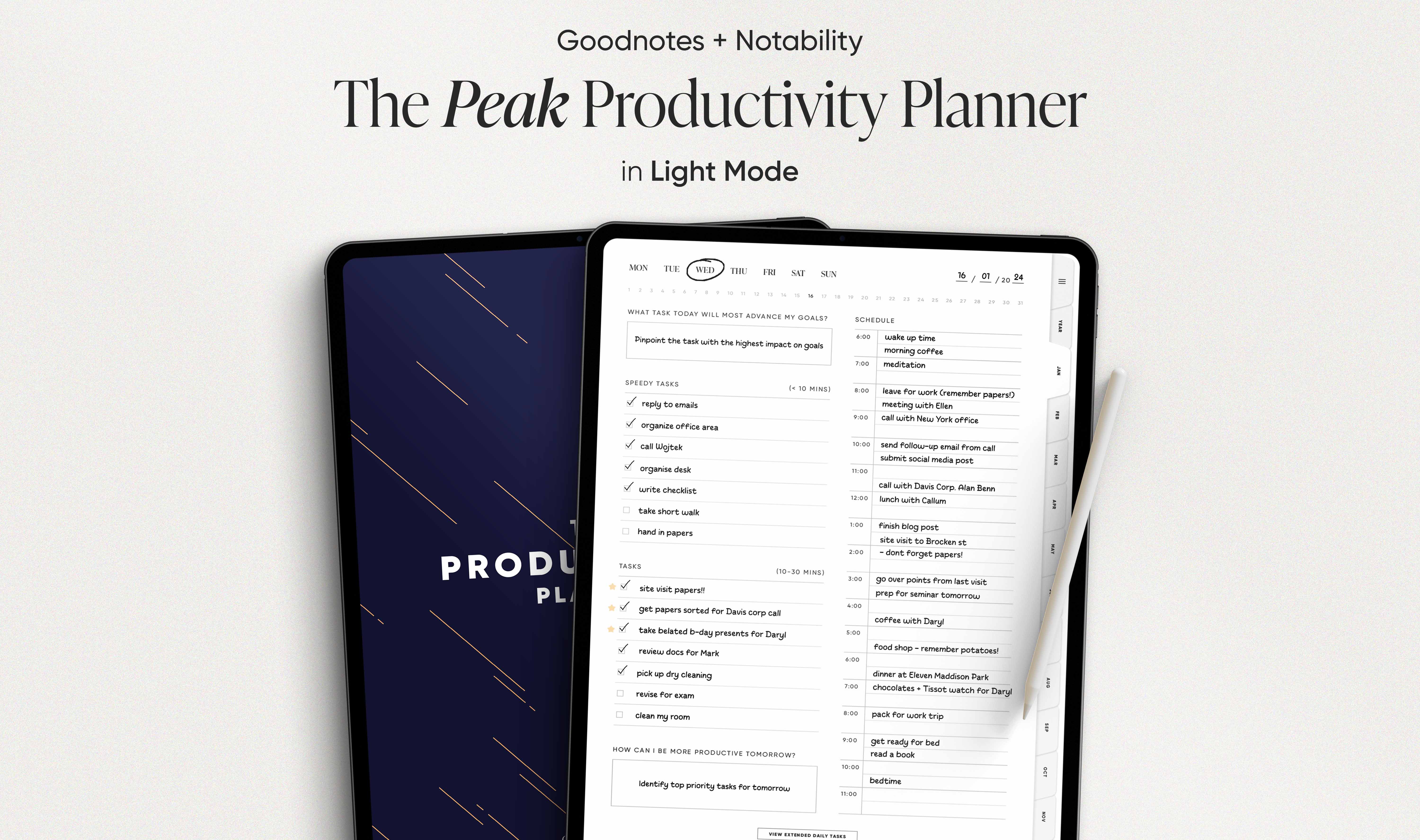 The Peak Productivity Planner – Chattan Design