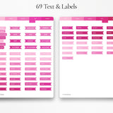 Pink Blush Stickers