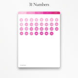 Pink Blush Stickers