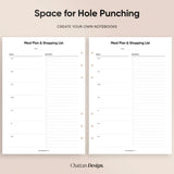 Meal Plan & Shopping List