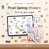 Pixel Gaming Stickers
