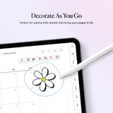 Flower Digital Stickers