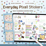 Everyday Pixel Stickers