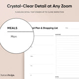 Meal Plan & Shopping List
